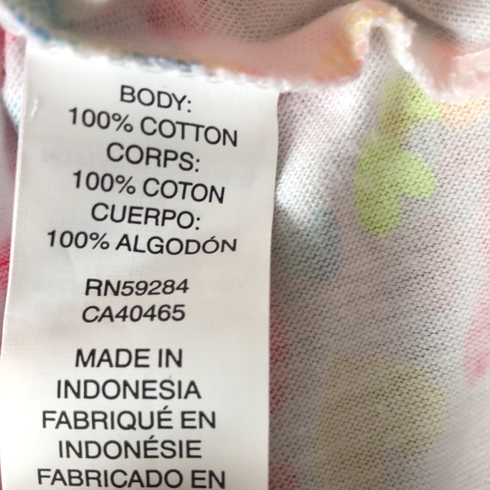 The Children's Place‎ Dress Girls Size Large 10/12 Rainbow Hearts - Picture 9 of 9